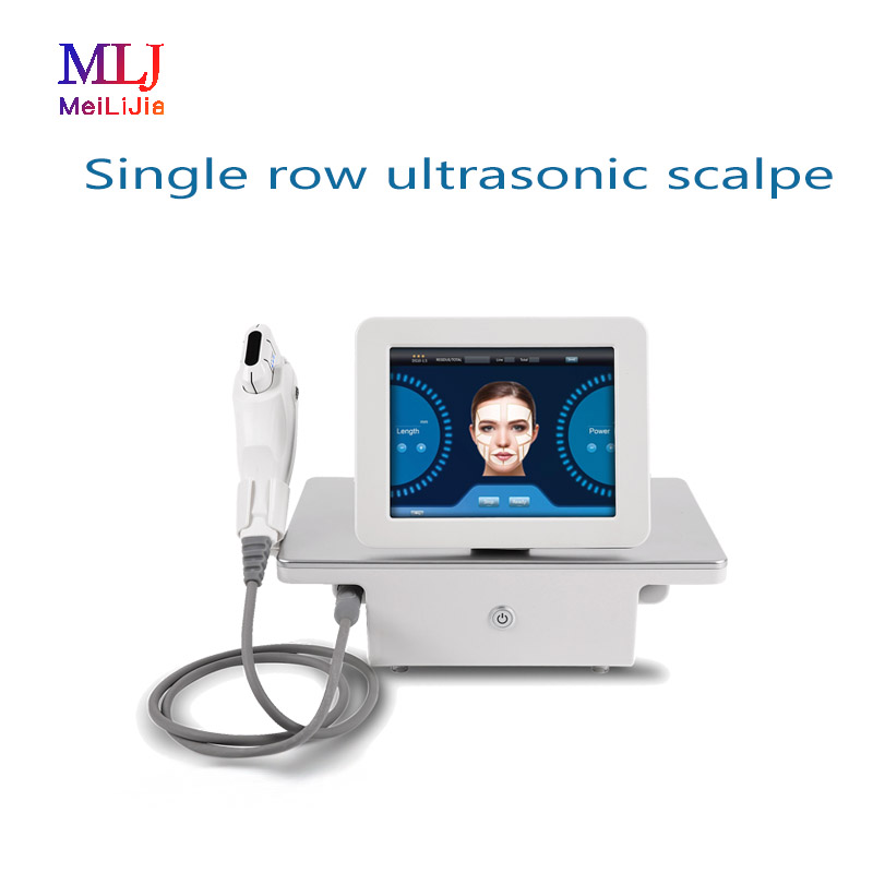 Single row ultrasonic scalpel