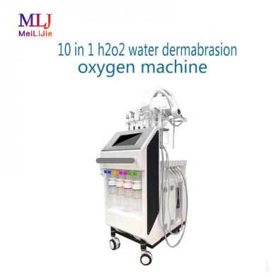 10 in 1 h2o2 water dermabrasion oxygen machine