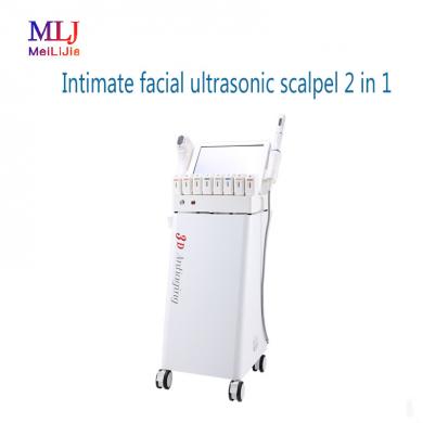 Intimate facial ultrasonic scalpel 2 in 1