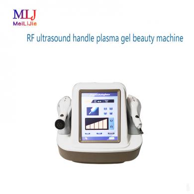 RF ultrasound handle plasma gel beauty machine