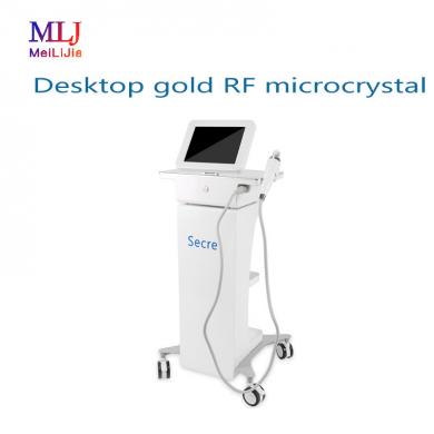 Desktop gold RF microcrystal