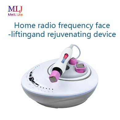 Home radio frequency face-liftingand rejuvenating device