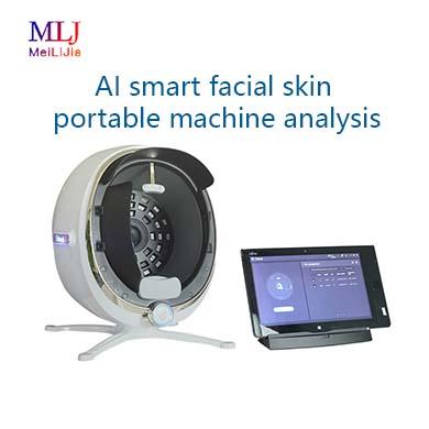 AI smart facial skin  portable machine analysis