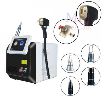 Portable multifunctional 2-in-1 pico laser tattoo removal and diode laser hair removal  machine