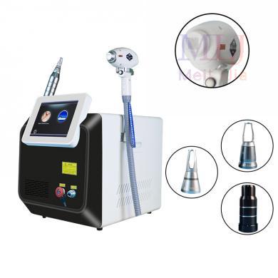 Black portable multifunctional 2-in-1 pico laser tattoo removal and diode laser hair removal  machine - 副本 - 副本