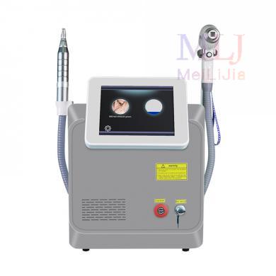 Gray portable multifunctional 2-in-1 pico laser tattoo removal and diode laser hair removal  machine