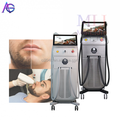 ADG Ice Titanium 15.4 inch screen fast painless 808nm diode laser hair removal machine