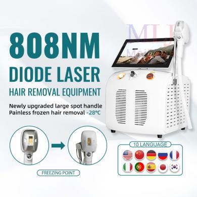 New Portable 3 Wavelengths Diode Laser Hair Remvoal Machine