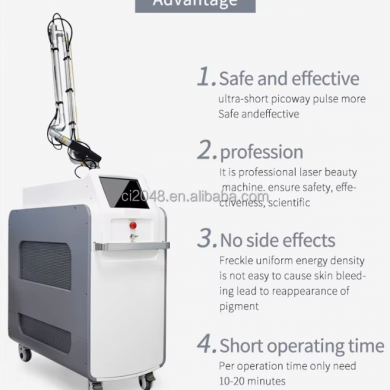 Q Switched Nd Yag Laser Tattoo Removal Machine
