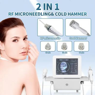 Micro-needle Fractional RF Machine with cold hammer